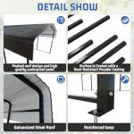 HEYTOWN 10x15 FT Heavy Duty Metal Carport