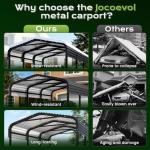Heavy Duty 10x15FT Metal Carport Shelter