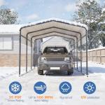 10x15 FT Heavy Duty Metal Carport for Vehicles