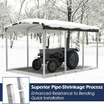 Heavy Duty Metal Carport Canopy for Outdoor Storage