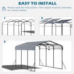 Heavy Duty 10x15 Metal Carport Shelter