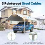 10x15 ft Heavy Duty Car Canopy Tent