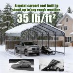SAILARY 10x15 ft Heavy Duty Carport Canopy
