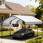 Heavy Duty 10x15ft Metal Carport and Shelter