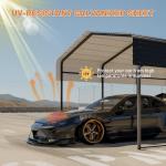 HEYTOWN 10x15 FT Heavy Duty Metal Carport