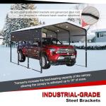 Ampela 15x10FT Heavy Duty Carport Shelter
