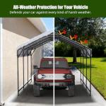 SAILARY 10x15 ft Heavy Duty Carport Canopy