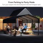 Heavy Duty 10x15FT Metal Carport Canopy