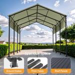 Patiowell 10x15 FT Heavy Duty Carport Shelter
