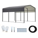 Ampela 15x10FT Heavy Duty Carport Shelter