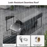 Heavy Duty 10x15FT Metal Carport Canopy