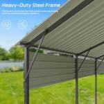 Patiowell 10x15 FT Heavy Duty Carport Shelter
