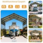 Patiowell 10x15 FT Heavy Duty Carport Shelter