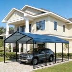 Heavy Duty 12x20 FT Metal Carport Garage