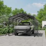 12x20 FT Metal Carport for Cars and Boats