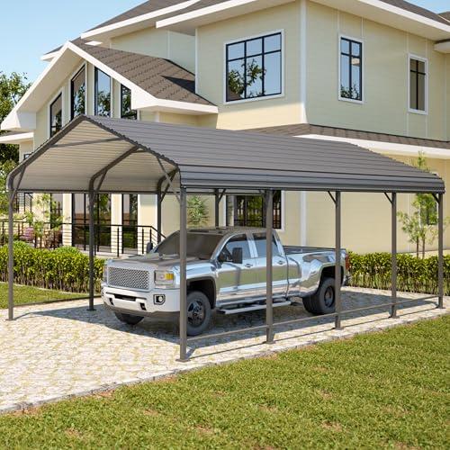Heavy Duty 12x20FT Metal Carport Canopy
