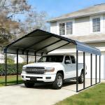 Heavy Duty 12x20 FT Metal Carport Shelter
