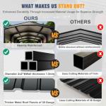 Heavy-Duty Metal Carport 12x20ft Shelter