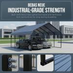 Heavy Duty 12x20 FT Metal Carport Garage