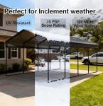 Extra Large Metal Carport for Vehicles and RVs