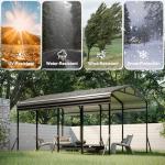 12x20 FT Metal Carport for Cars and Boats