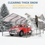 Heavy Duty 12x20FT Metal Carport Canopy