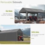 Heavy Duty 10x20 Carport Canopy Tent for Vehicles