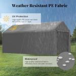 Heavy Duty 10x20 Carport Canopy Tent for Vehicles