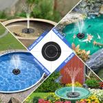 Solar Fountain Pump for Bird Bath and Garden