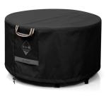 Waterproof Round Fire Pit Cover - Black 36
