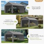 Heavy Duty 10x20 Carport Canopy Tent for Vehicles