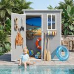 Gizoon 5x3 FT Weather-Resistant Outdoor Storage Shed