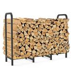 4ft Heavy Duty Firewood Rack for Indoor/Outdoor