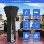 Waterproof Patio Heater Cover with Zipper, Large