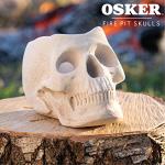 Skull Open Top Fire Pit with Color Changing Packets