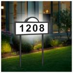 Lighted Solar House Numbers for Outdoor Use