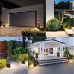 SLAWA 23.62" Waterproof LED Outdoor Post Light