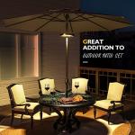 Rechargeable Patio Umbrella Lights with 28 LEDs