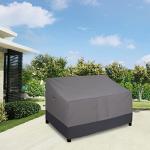 Durable Waterproof Outdoor Loveseat Cover - Gray