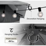 LAUSAINT HOME 10'x13' Outdoor Patio Gazebo Tent