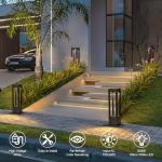 SLAWA 23.62" Waterproof LED Outdoor Post Light