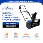 Snow Joe Ultra 18-Inch Electric Snow Blower