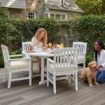 Set of 4 Waterproof Patio Chair Cushions