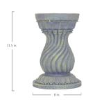 Serpentine Resin Pedestal Column for Gardens