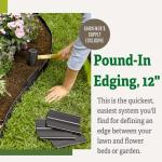 Easy Landscape Edging Kit for Outdoor Gardens