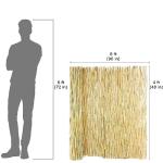 Natural Reed Fencing for Backyard Garden Decor