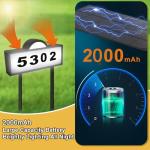 Lighted Solar House Numbers for Outdoor Use