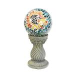 Serpentine Resin Pedestal Column for Gardens