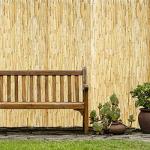 Natural Reed Fencing for Backyard Garden Decor