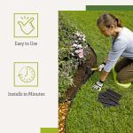 Easy Landscape Edging Kit for Outdoor Gardens